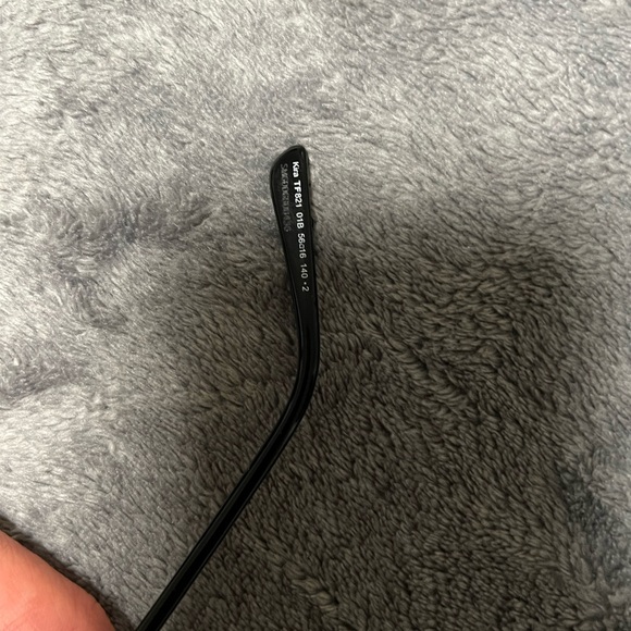 Tom Ford cat eye sunglasses black and silver - Picture 8 of 9